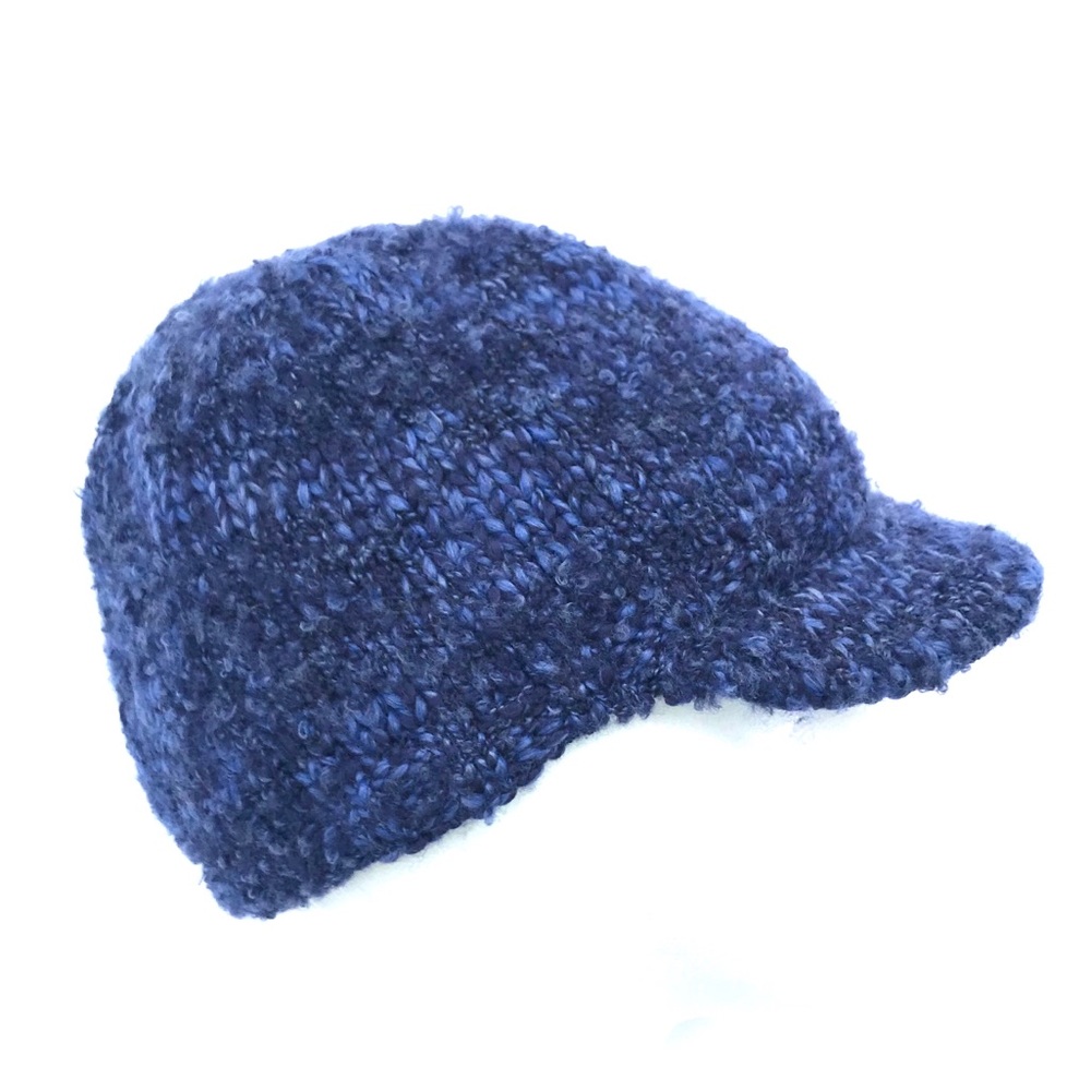 *dp Outdoor Blue Knit Small Bill Beanie